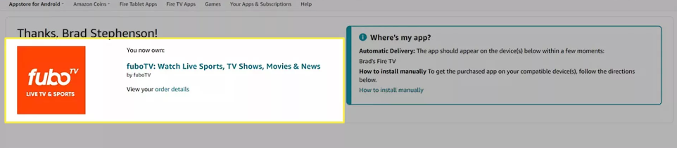 How to Get fuboTV on Fire Stick