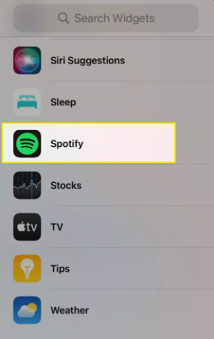 How to Add a Spotify Widget to an iPhone or iPad