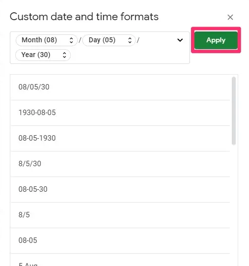 How to Change the Date Format in Google Sheets