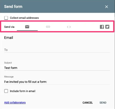 How to Share a Google Form with Respondents