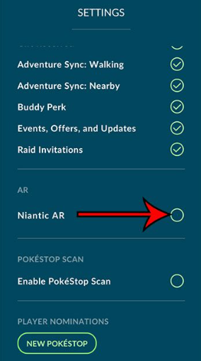 How to Disable AR in Pokemon Go on iPhone