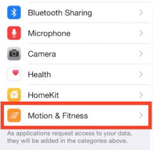 How to Enable (or Disable) Motion & Fitness Tracking on iPhone