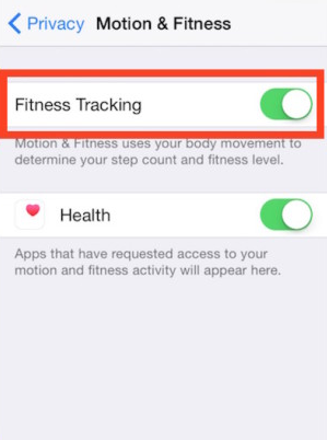 How to Enable (or Disable) Motion & Fitness Tracking on iPhone