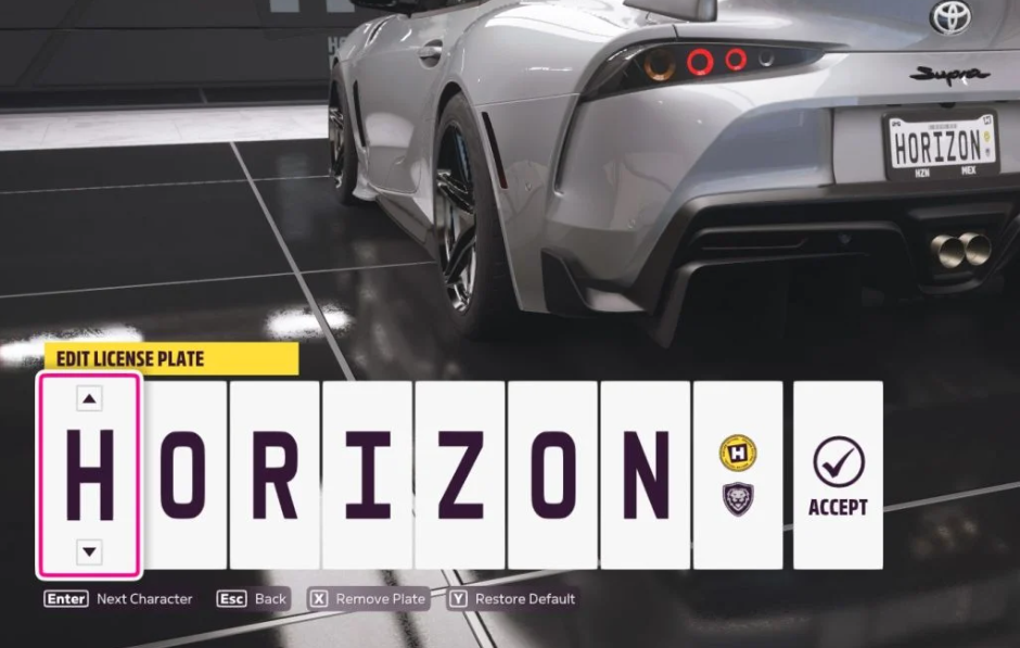 How To Change Your License Plate In Forza Horizon 5