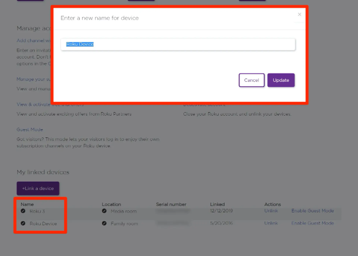 How to Change the Name of a Roku Device