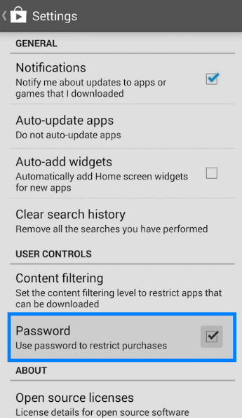 How to Add a Password to the Google Play Store