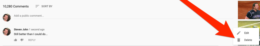 How to Delete Comments on YouTube 