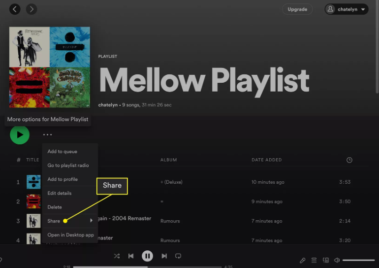 How to Share a Spotify Playlist