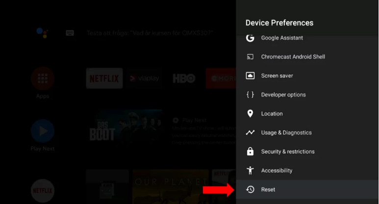 How to Reset TCL Android Smart TV