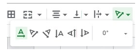 How to Rotate Text in Google Sheets