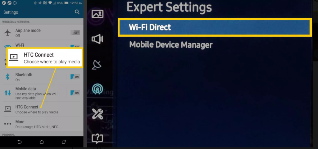 How to Connect and Mirror Android to TV
