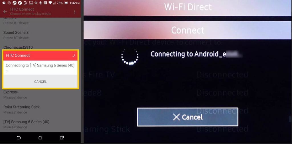 How to Connect and Mirror Android to TV