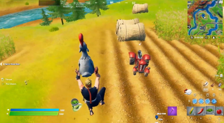 How to Tame Chickens in Fortnite