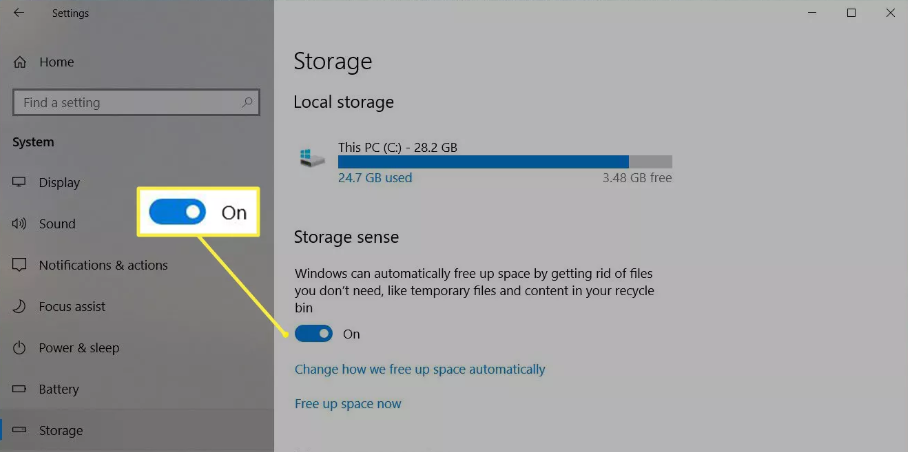How to Clean Up Space on Windows 10
