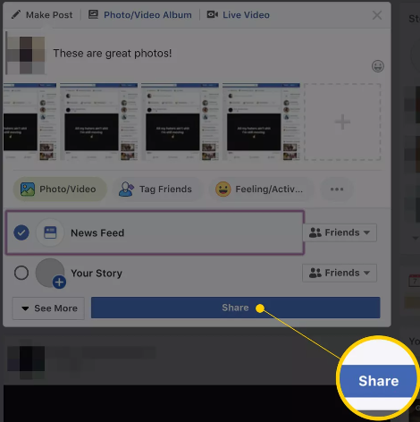 How to Post Multiple Photos on Facebook From Web