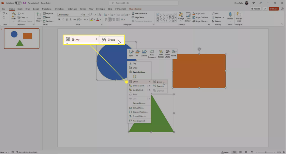 How to Group Objects in PowerPoint