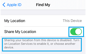 How to Fix Share My Location Not Working on iPhone