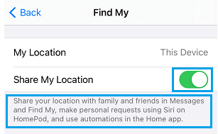 How to Fix Share My Location Not Working on iPhone