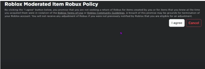 How to Refund Items in Roblox