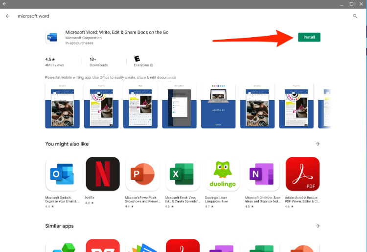 How To Download Microsoft Word On Your Chromebook