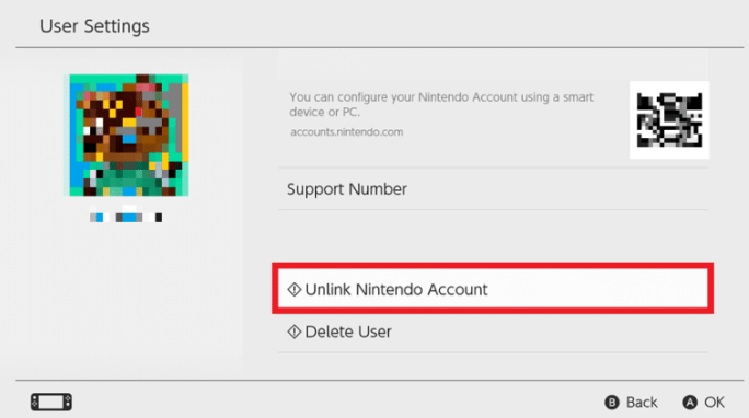 How to Unlink Nintendo Account from Nintendo Switch