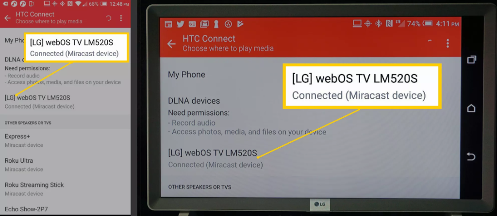 How to Screen Share on LG Smart TV with Android