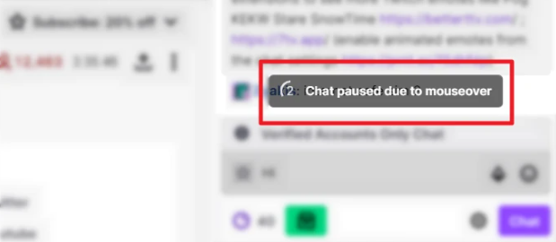How to Pause Chat on Twitch