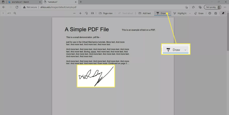 How to Write on a PDF in Windows