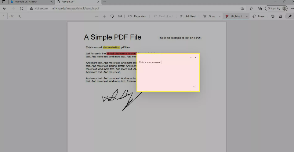 How to Write on a PDF in Windows