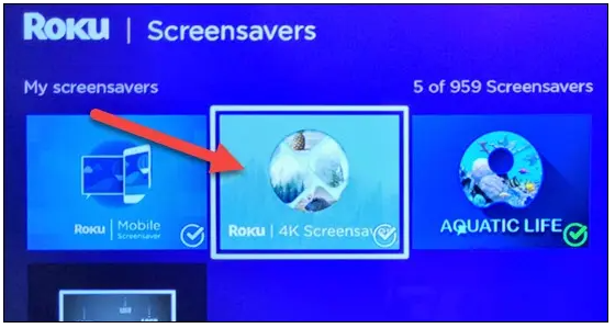How to Change Screensaver on Roku