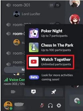 How to Set Up Youtube Watch Together on Discord