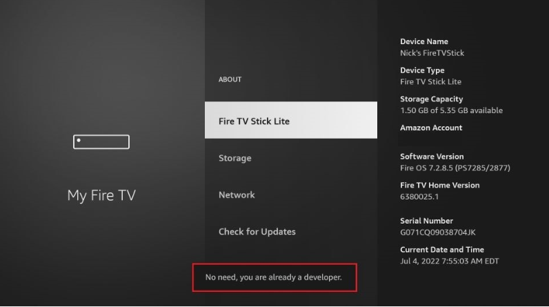 How to Get Developer Options on Your FireStick