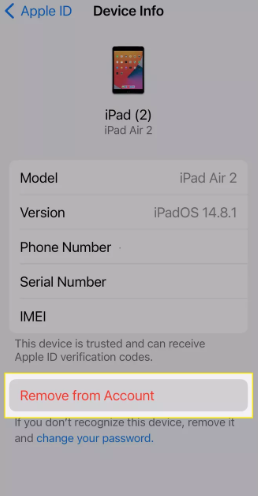 How to Remove a Device From My Apple Account