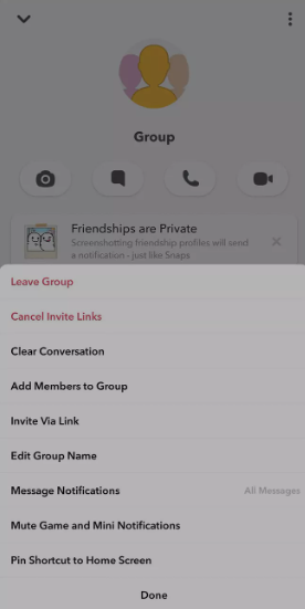 How to Change Group Chat Settings in Snapchat