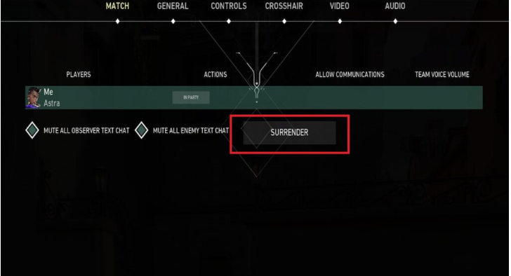 How to Surrender a Game in Valorant