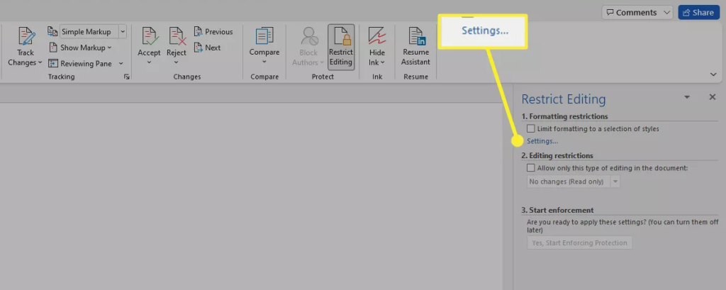 How to Restrict Formatting Changes in Microsoft Word