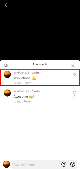 How to Pin a Comment on Tiktok
