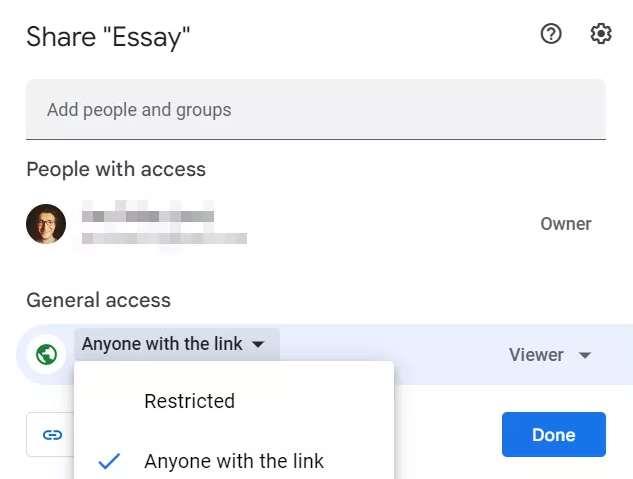 How to Unshare Your Google Docs