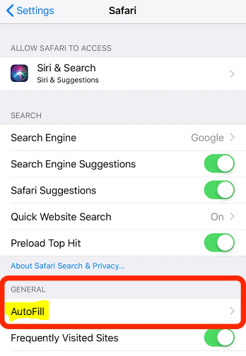 How to Edit Autofill Information and Password on an iPhone