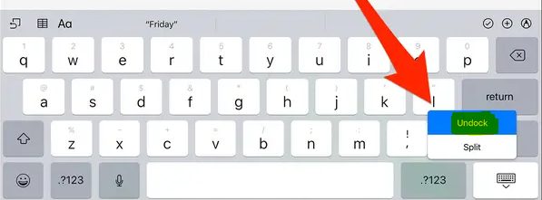 How to Move the Keyboard on Your iPad
