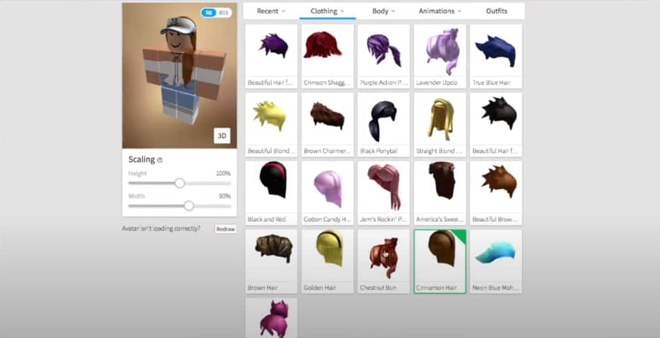 How to Wear More Than Two Hairs on Roblox