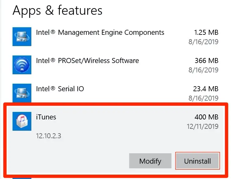 How to Uninstall iTunes in Your Windows 10