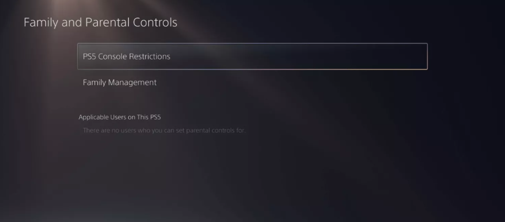 How to Use Parental Controls on PS5 