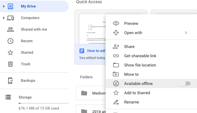 How to Edit Google Docs Offline on Your Desktop 
