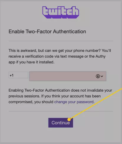 How to Set Up Two Factor Authentication on Twitch