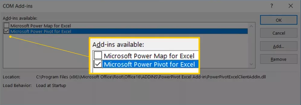 How to Get the Power Pivot Add-in in Microsoft Excel 