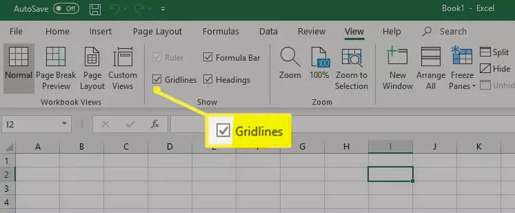 How to Turn Gridlines On and Off in Microsoft Excel