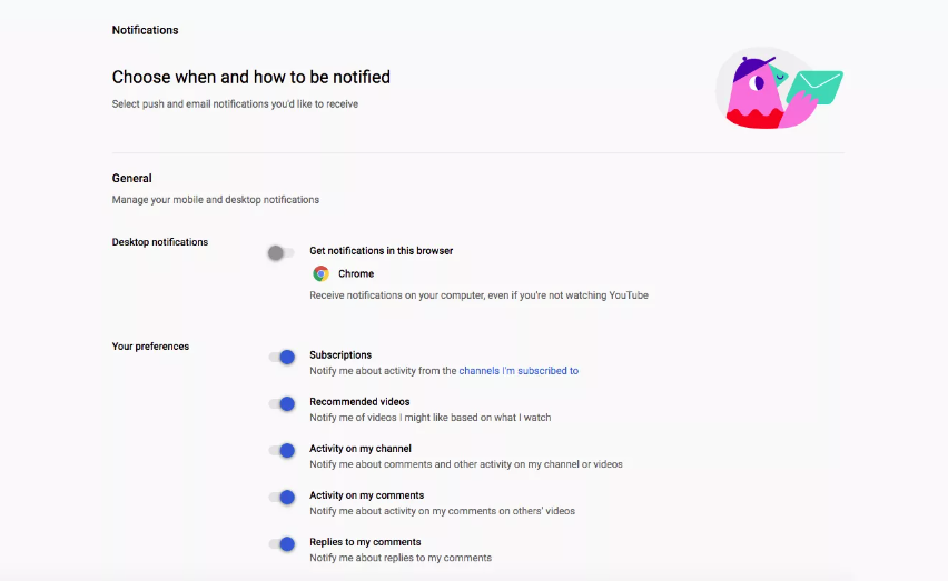 How to Manage Notifications on Youtube 