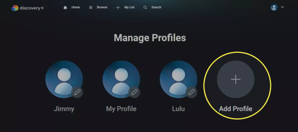 How to Create and Delete a Profile on Discovery Plus 