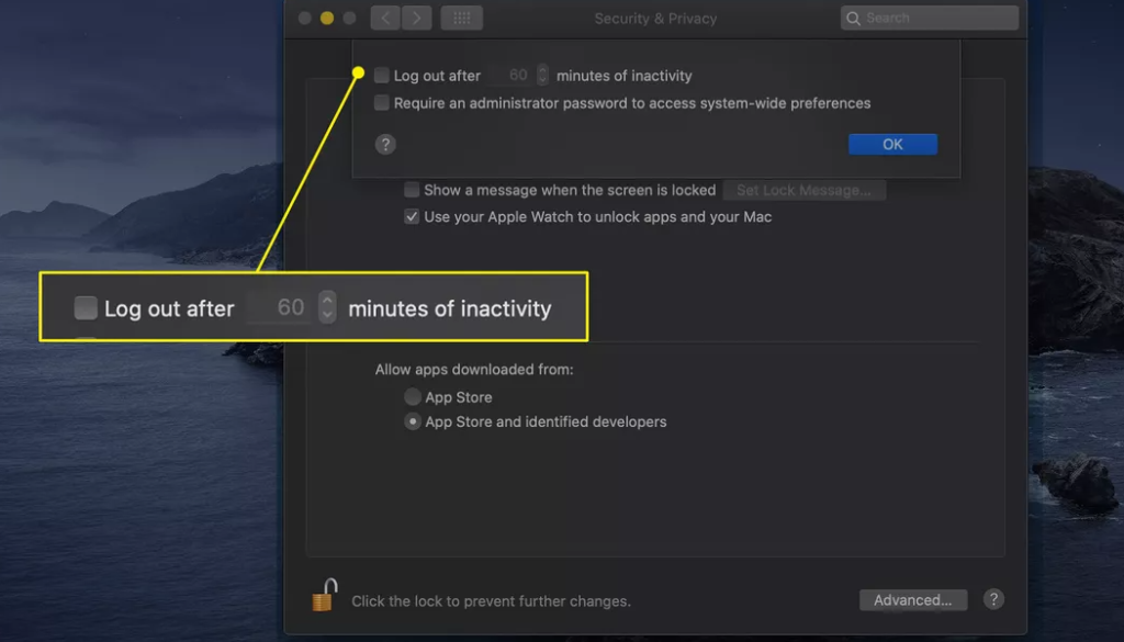 How to Change Security Preferences on a Mac